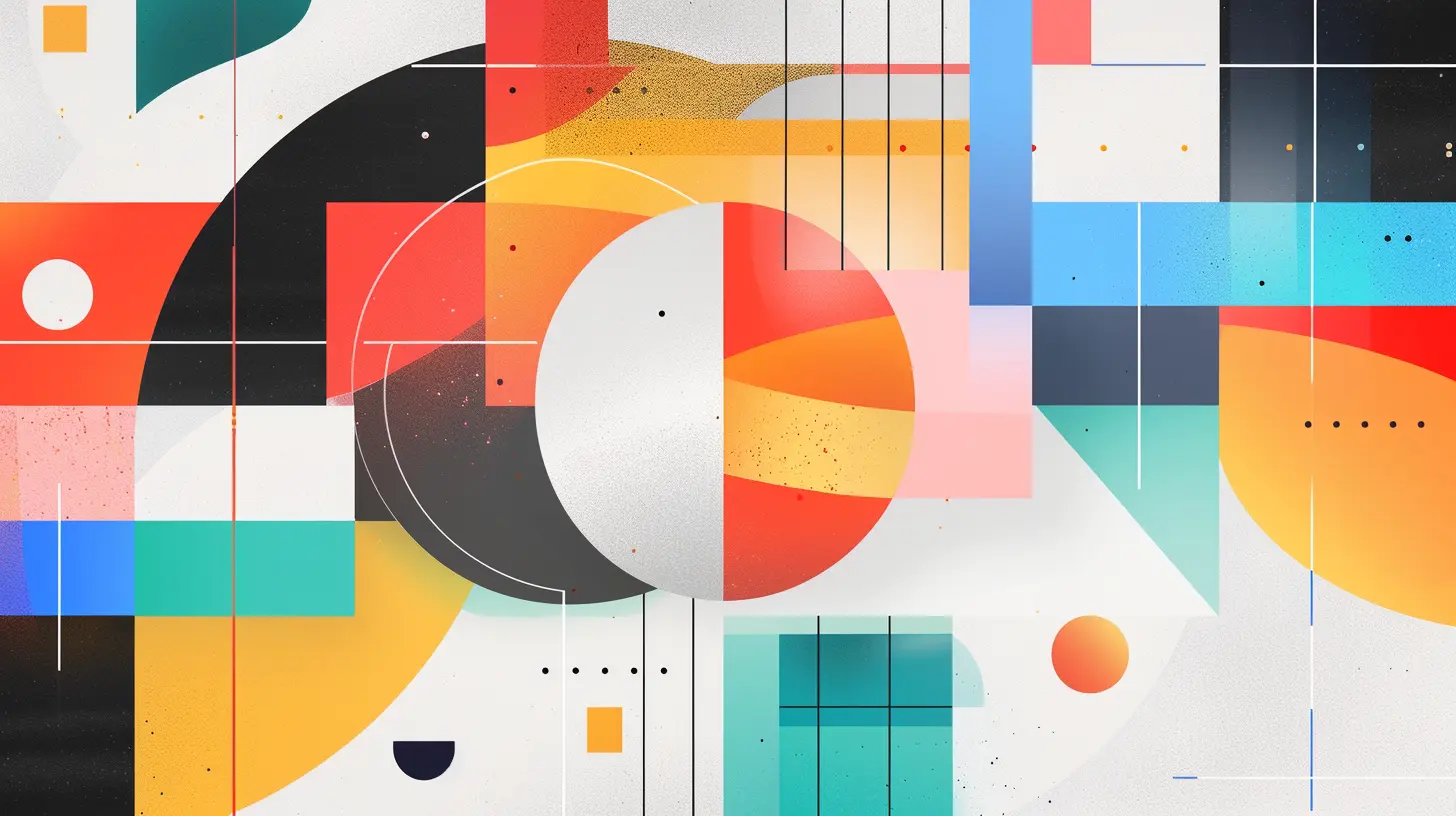 Colorful abstract image for about page